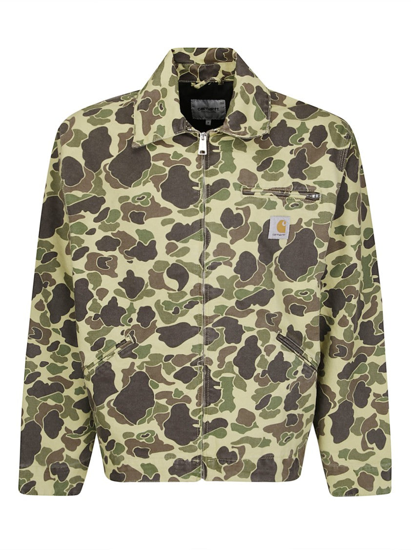 Carhartt Wip Allover Camouflage Print Zip-Up Jacket
