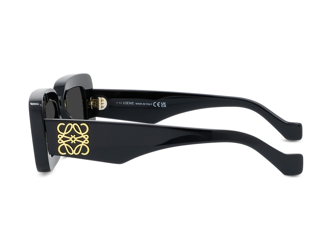 Loewe Lw40101i Bold Gold Detail Oversized Square Sunglasses