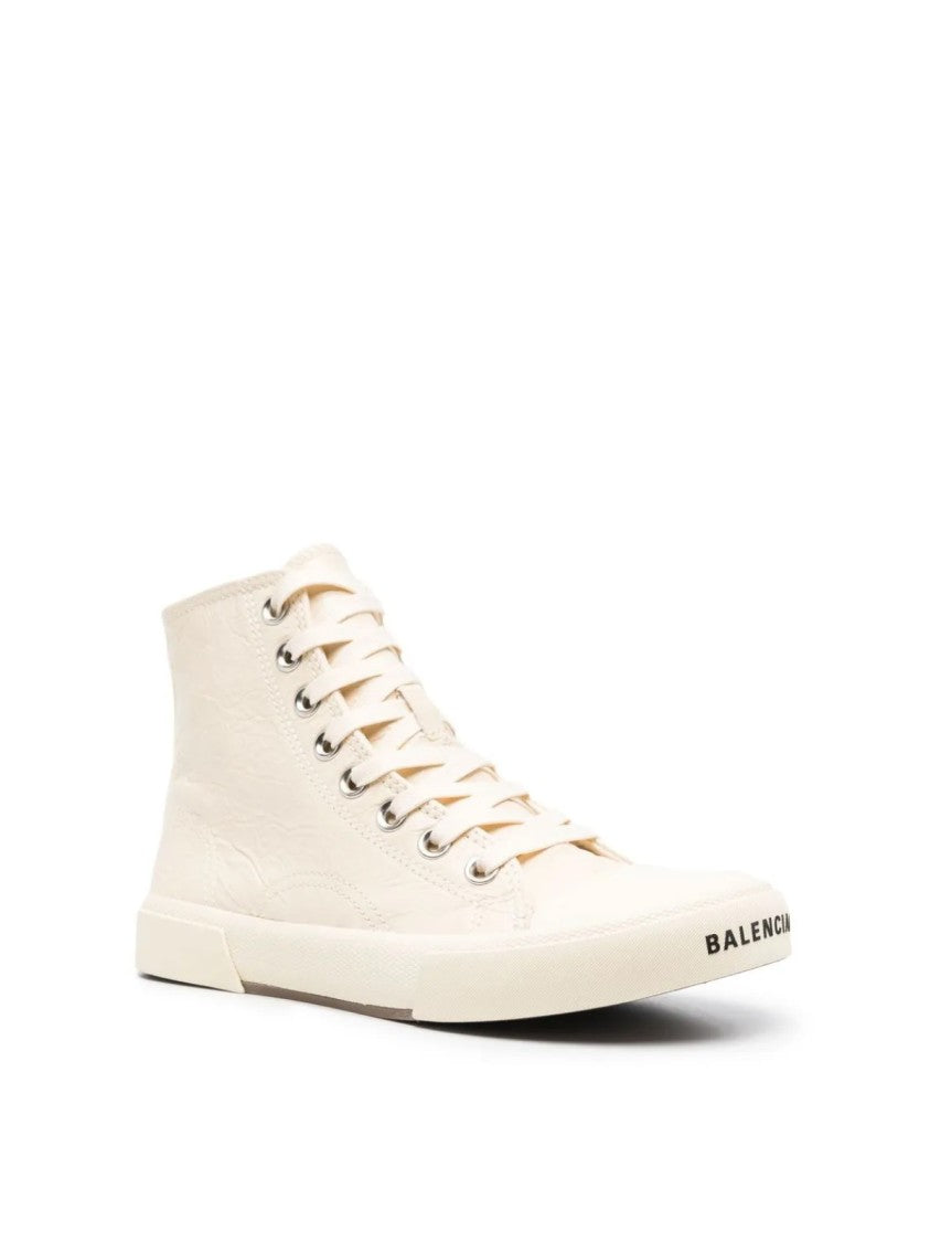 Balenciaga Paris Logo High-Top Sneakers
