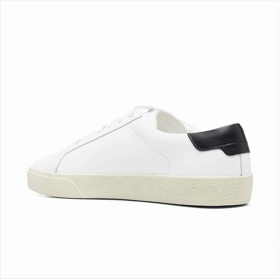 Saint Laurent Low-Top Sneakers In Smooth White Calf Leather