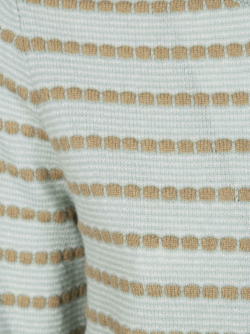 Guest In Residence Pebble Stripe Jane Button-Down Cardigan
