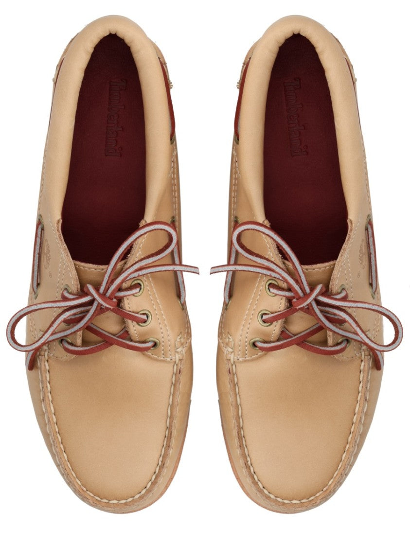 Timberland Leather Noreen Classic Stitching Loafers