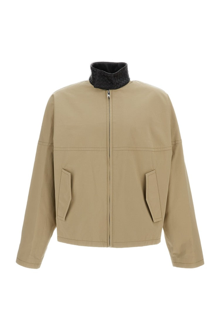Bottega Veneta Beige Panelled Cotton Jacket
