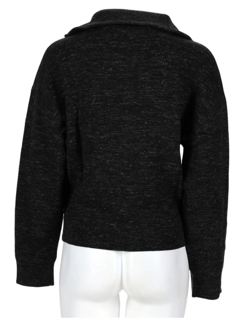 Isabel Marant Étoile Relaxed Fit Zip-Up Viscose-Blend Sweatshirt