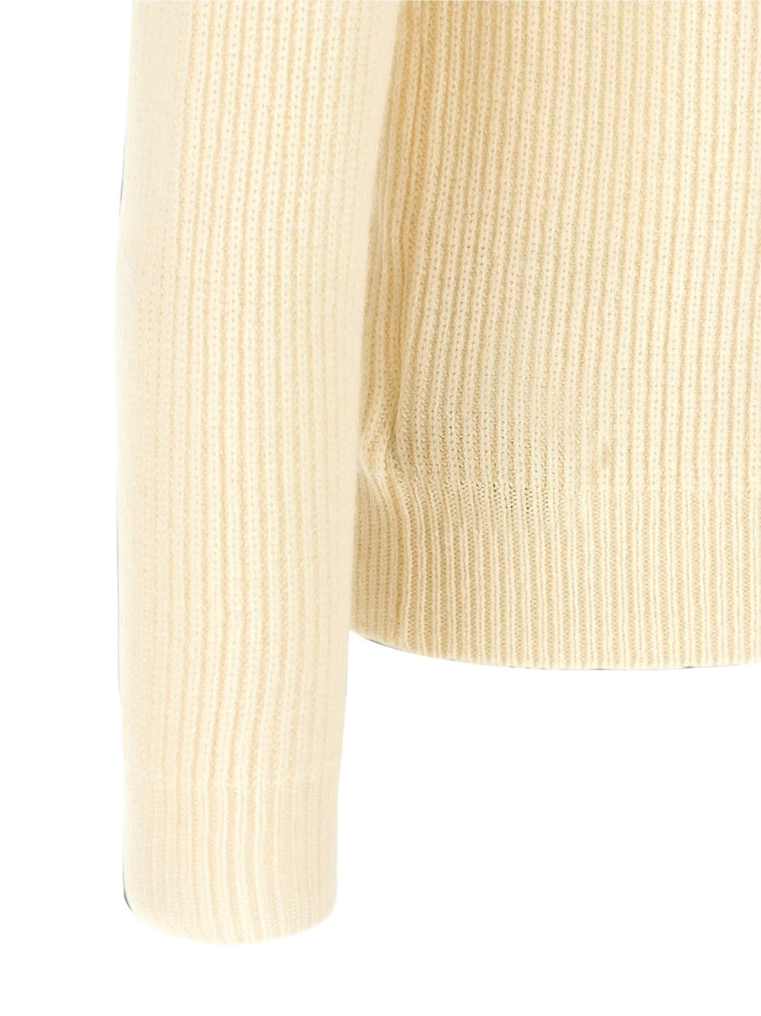Zanone Ribbed Knit Sweater With Crew Neckline And Structured Fit