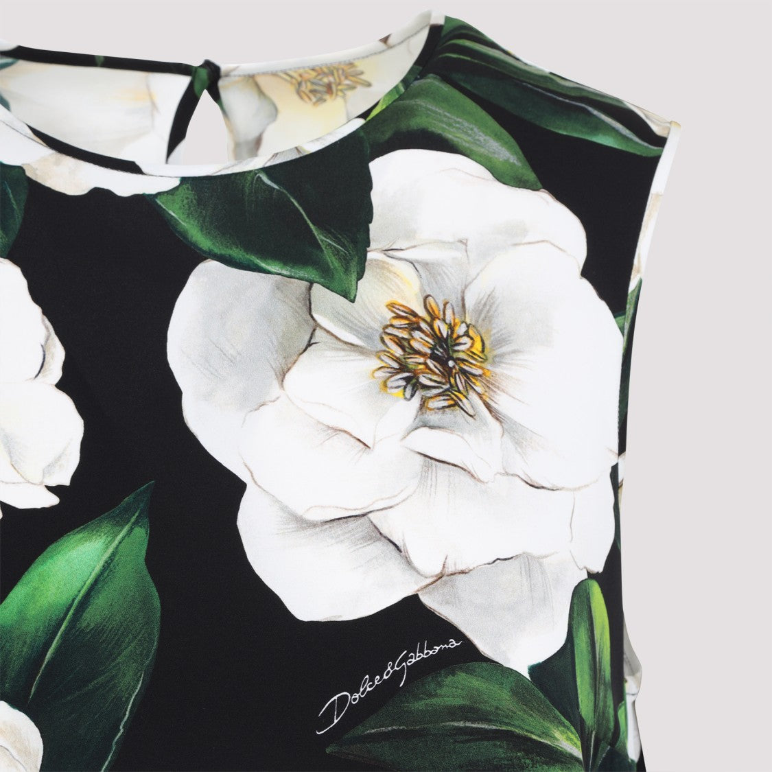 Dolce & Gabbana Floral Print Sleeveless Top