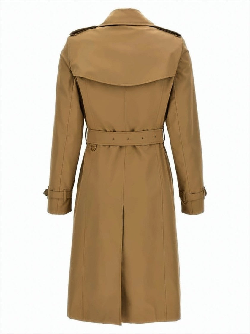 Burberry Double-Breasted Cotton Trench Coat
