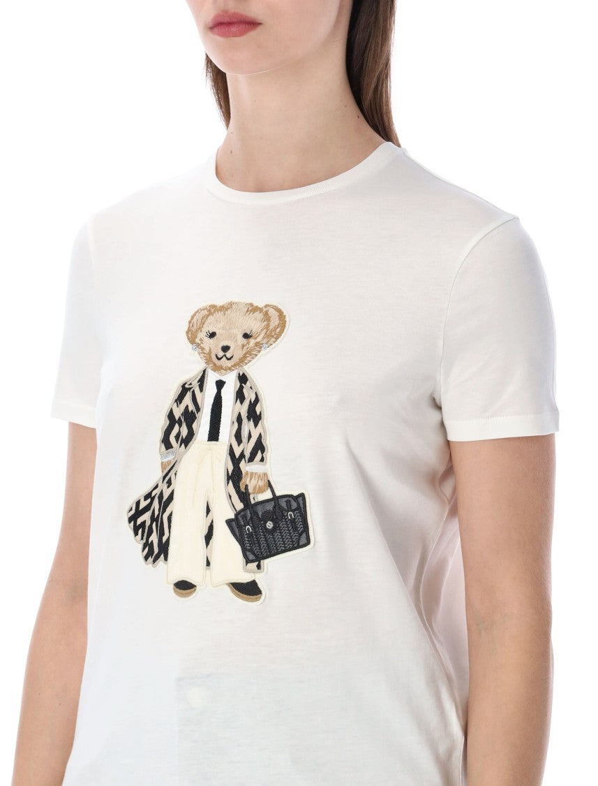 Polo Ralph Lauren Polo Bear Patch Cotton T Shirt