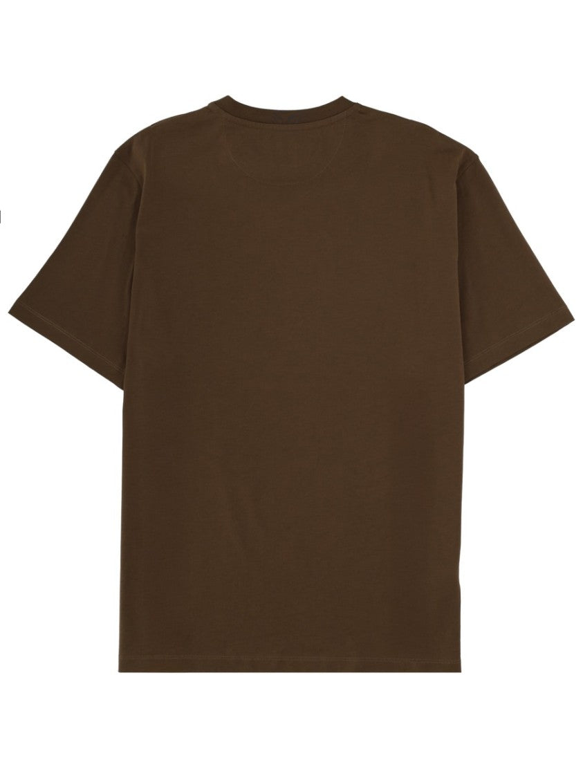 Paul Smith Pink Minimalist Chest Logo Organic Cotton T-Shirt