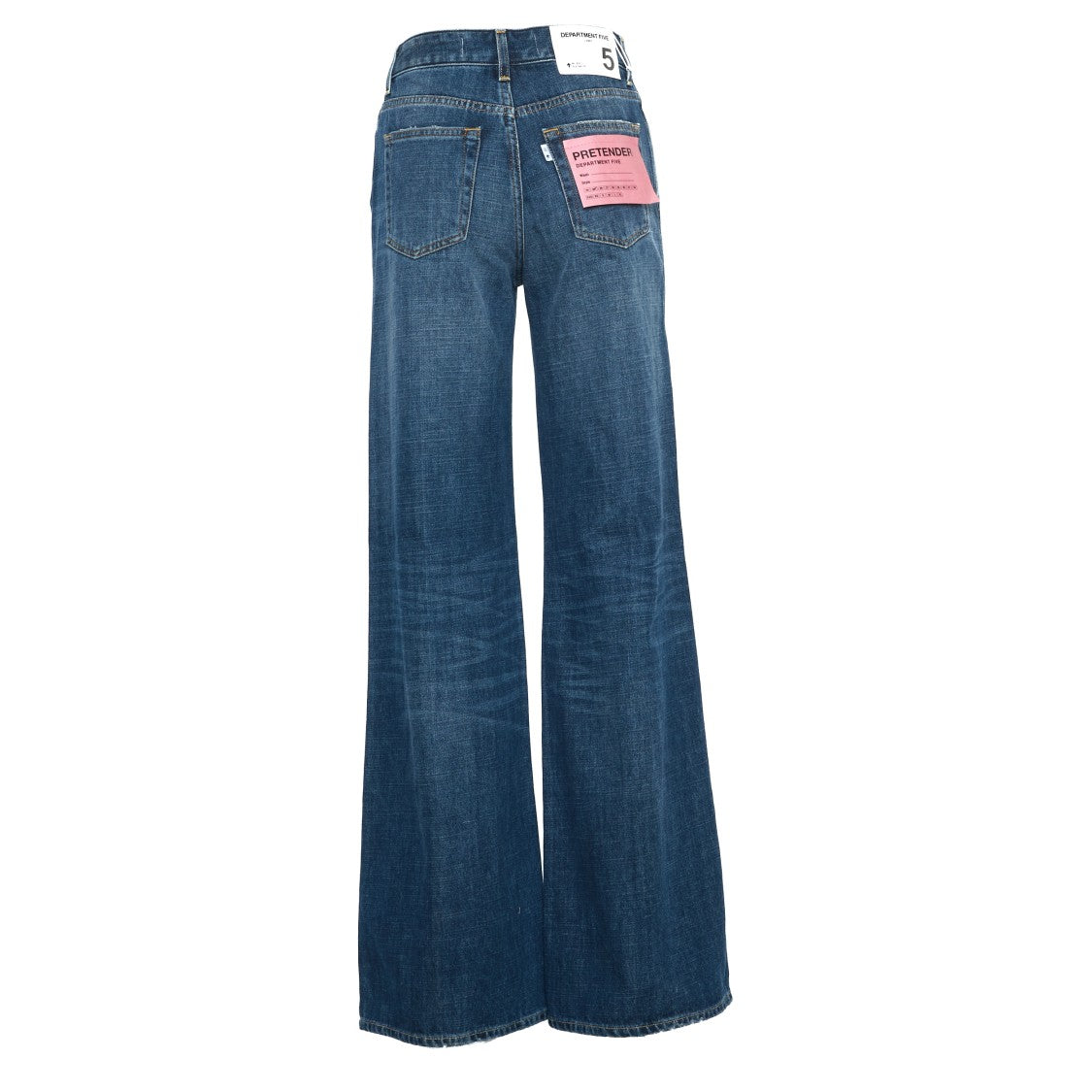 Department Five Wide Leg Jeans With Custom Button Closure
