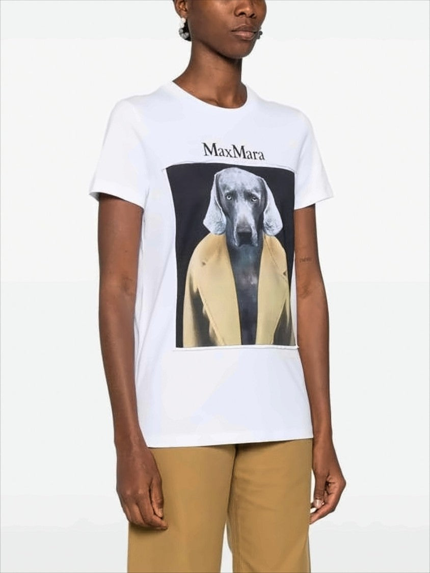 Max Mara Short-Sleeved Graphic T-Shirt