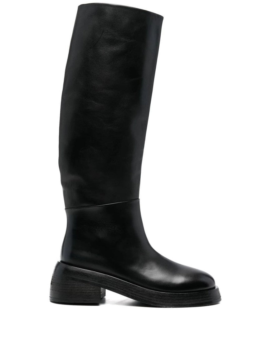 Marsèll Minimalist Long Boots With Smooth Leather Finish