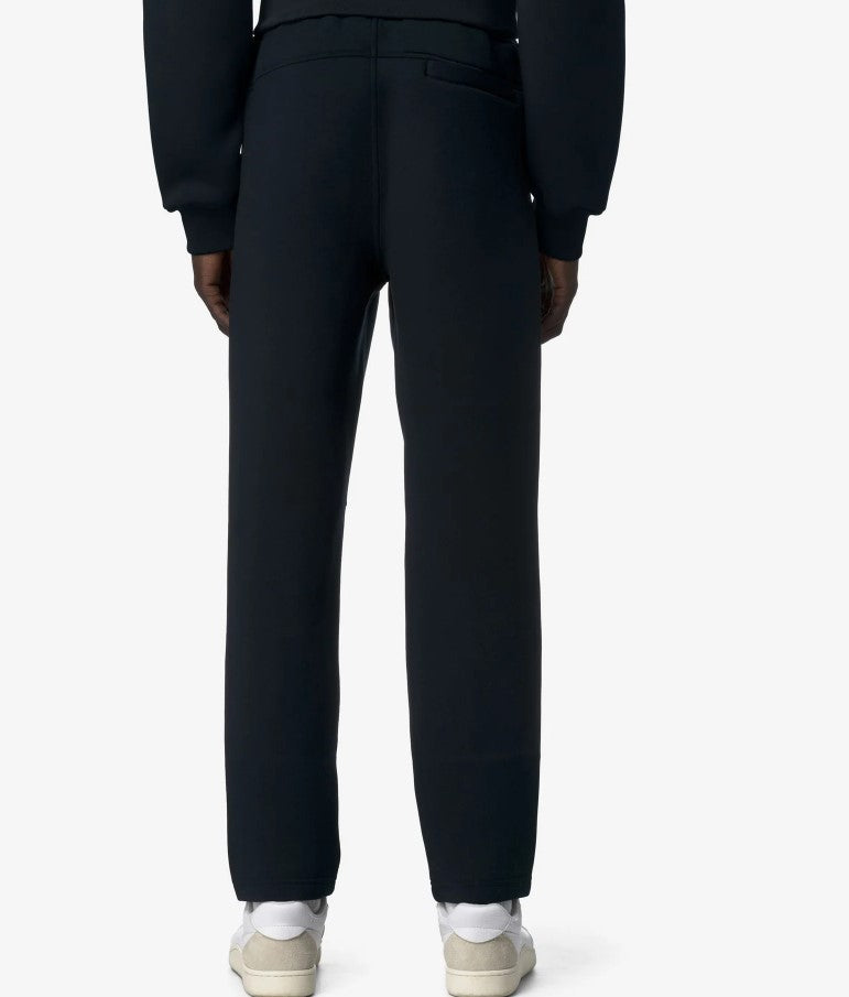 K-Way Relaxed-Fit Blue Pants With Adjustable Drawstring