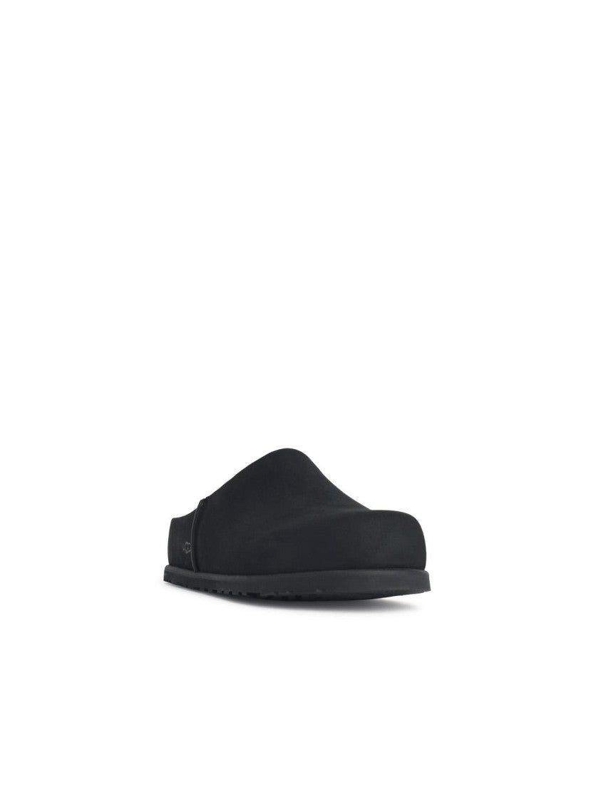 Ugg 'Otzo' Black Leather Slippers