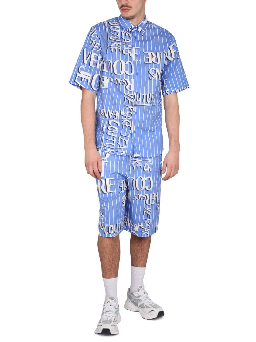 Versace Jeans Couture Bermuda With Logo