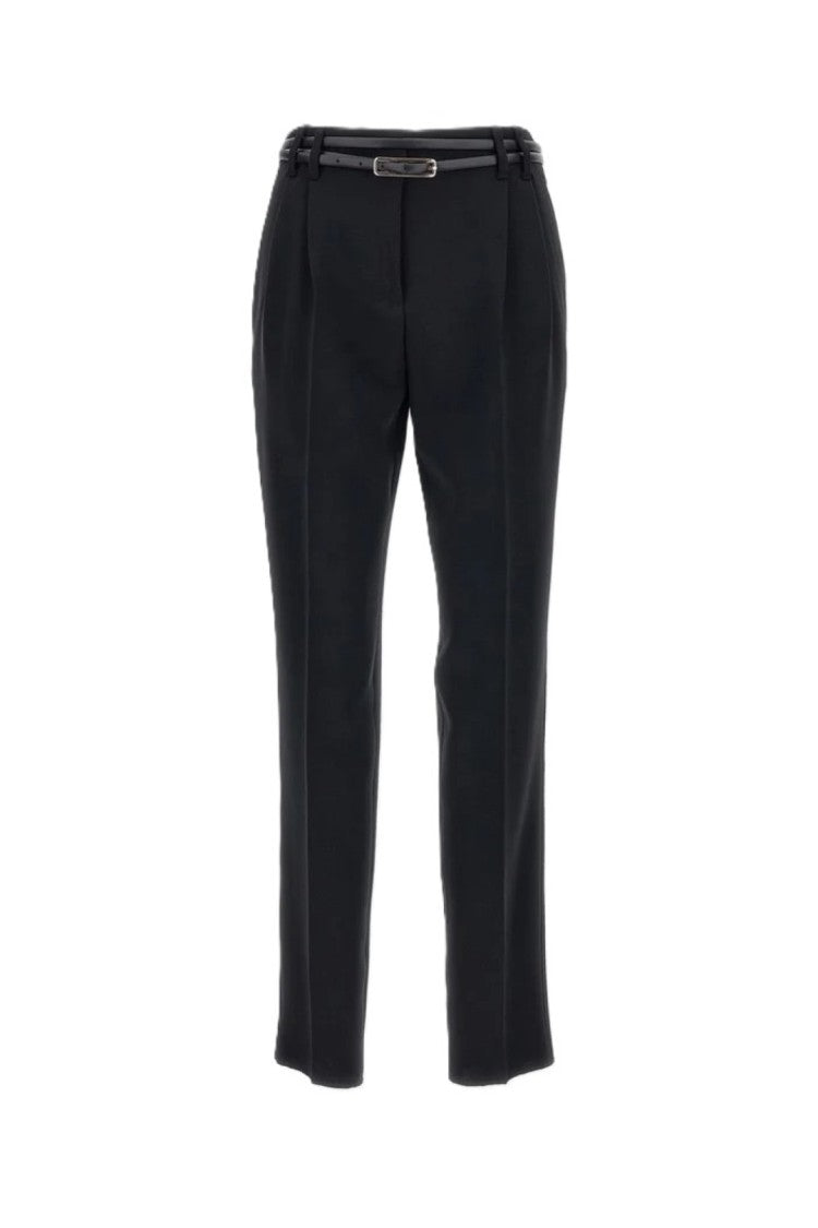 Max Mara Tailored Black Pants With And Refined Fit