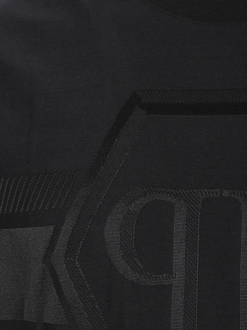 Philipp Plein Short-Sleeve T-Shirt With Tonal Logo Design
