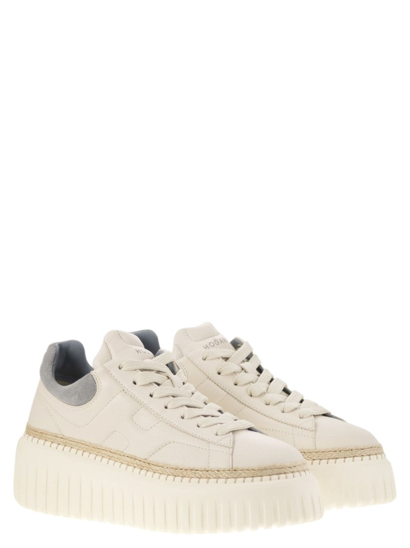Hogan H-Stripes - Leather Trainers