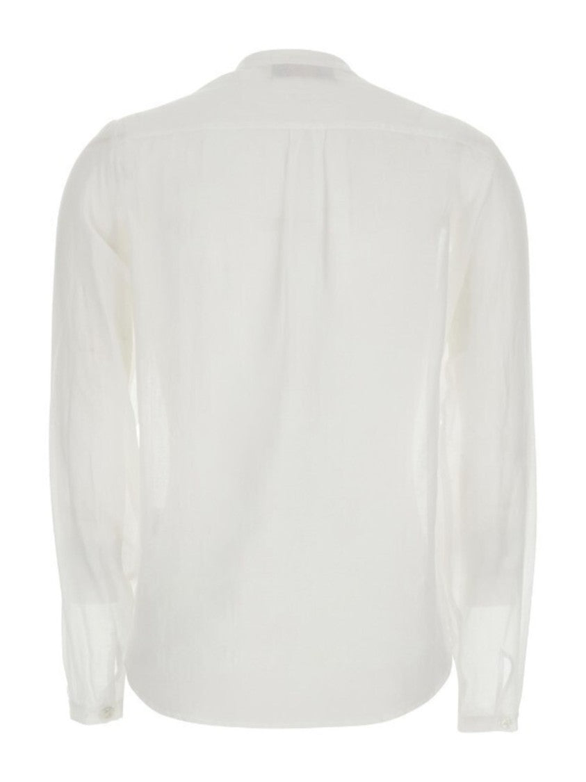 Jucca White Korean Silk Puff Blouse