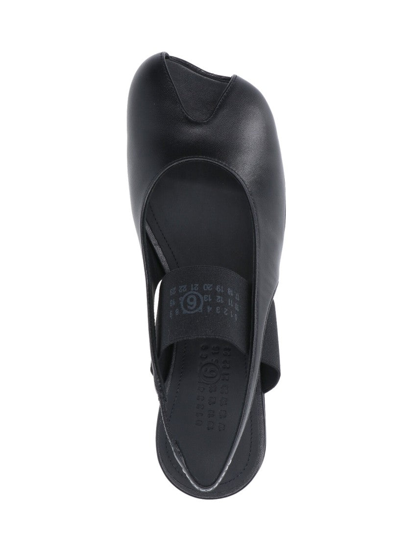 Mm6 By Maison Margiela "Tabi" Open-Toe Sandals – Black