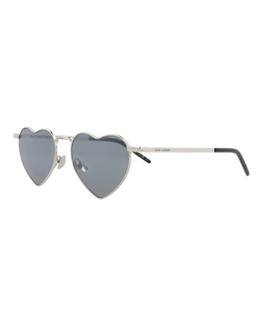 Saint Laurent Cat Eye-Frame Metal Sunglasses
