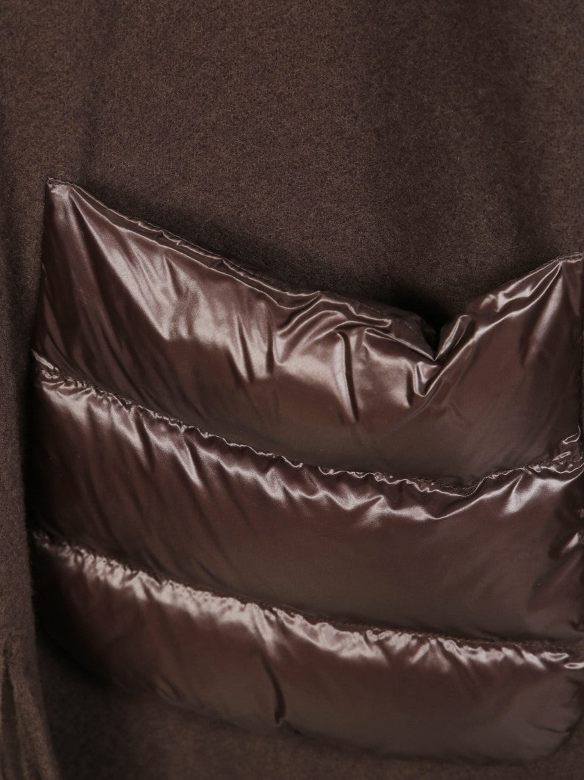 Herno Fringe-Accented Wool Gilet With Nylon Pockets