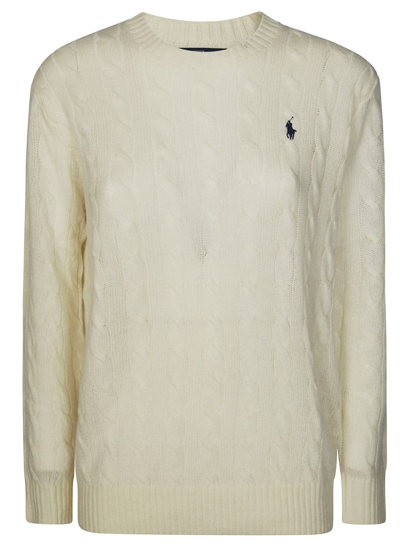 Polo Ralph Lauren Cream Cable Knit Sweater