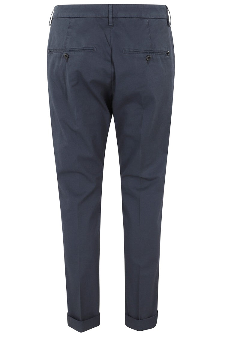 Dondup Navy Slim Chino Gaubert Cotton-Blend Chino Pants