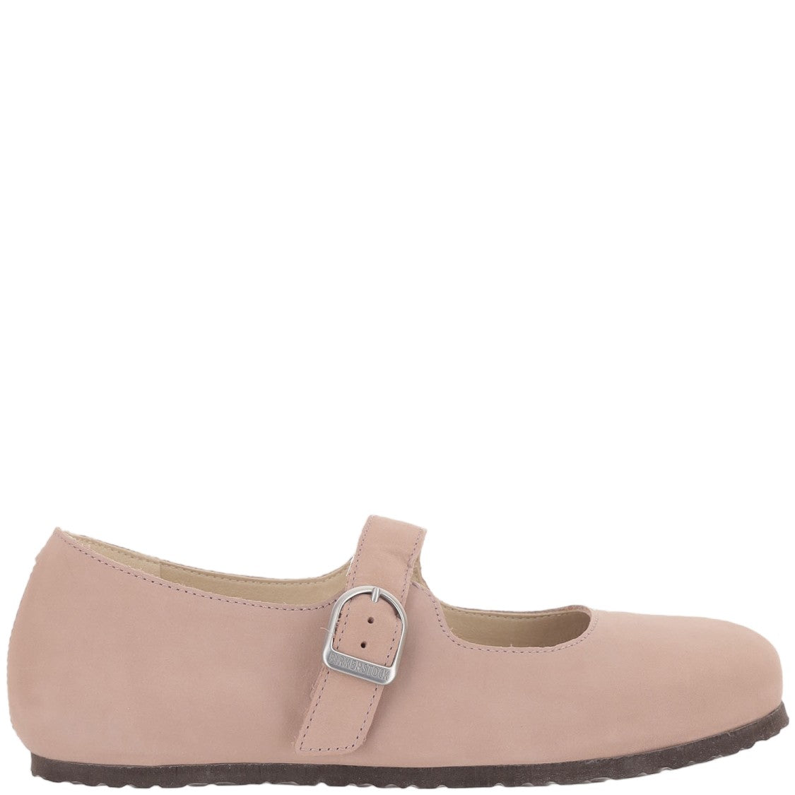 Birkenstock Santa Clarita Pink Nubuck Leather Slip-On Flats