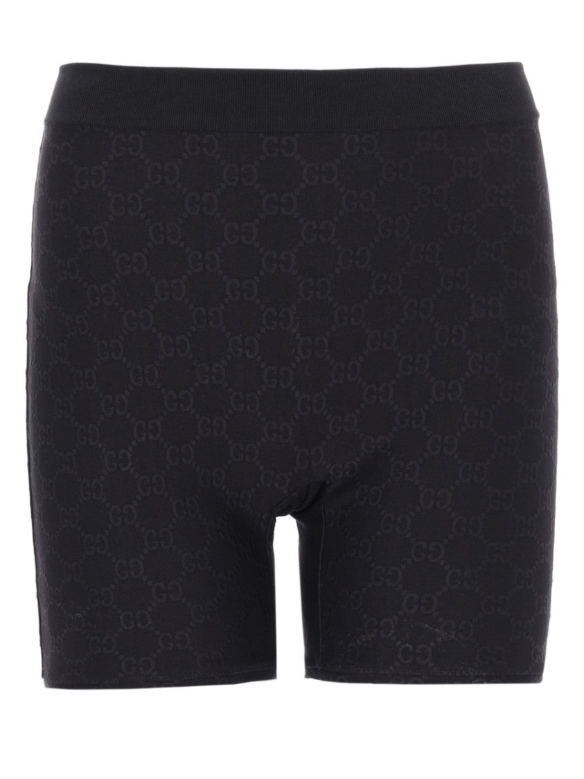 Gucci Jacquard Gg Monogram Slim Fit Jersey Shorts