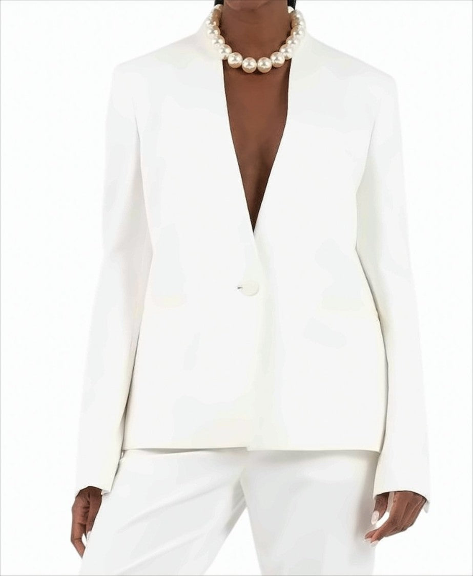 Boss Tailored Blazer Jacket With Single-Button Closure