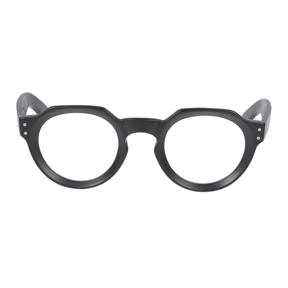 Kador Spike Bold Rounded Sunglasses With Keyhole Bridge