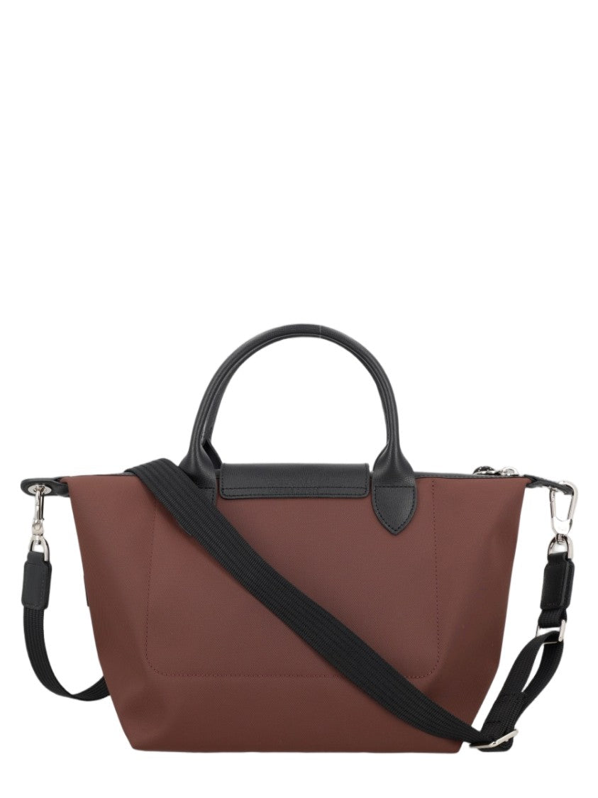Longchamp Trapezoidal Small Tote Bag In Smooth Polyamide