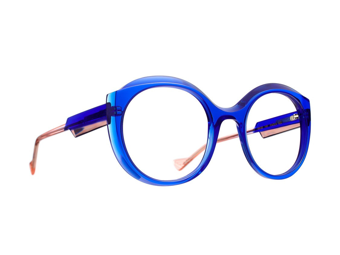 Caroline Abram Paola Large Round Acetate Sunglasses
