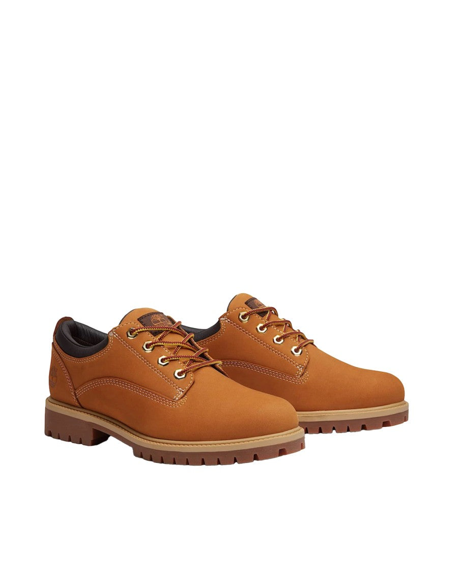 Timberland Wheat Nubuck Lace-Up Shoes