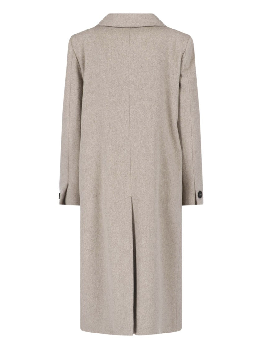 Tagliatore Brown Jole Virgin Wool Coat
