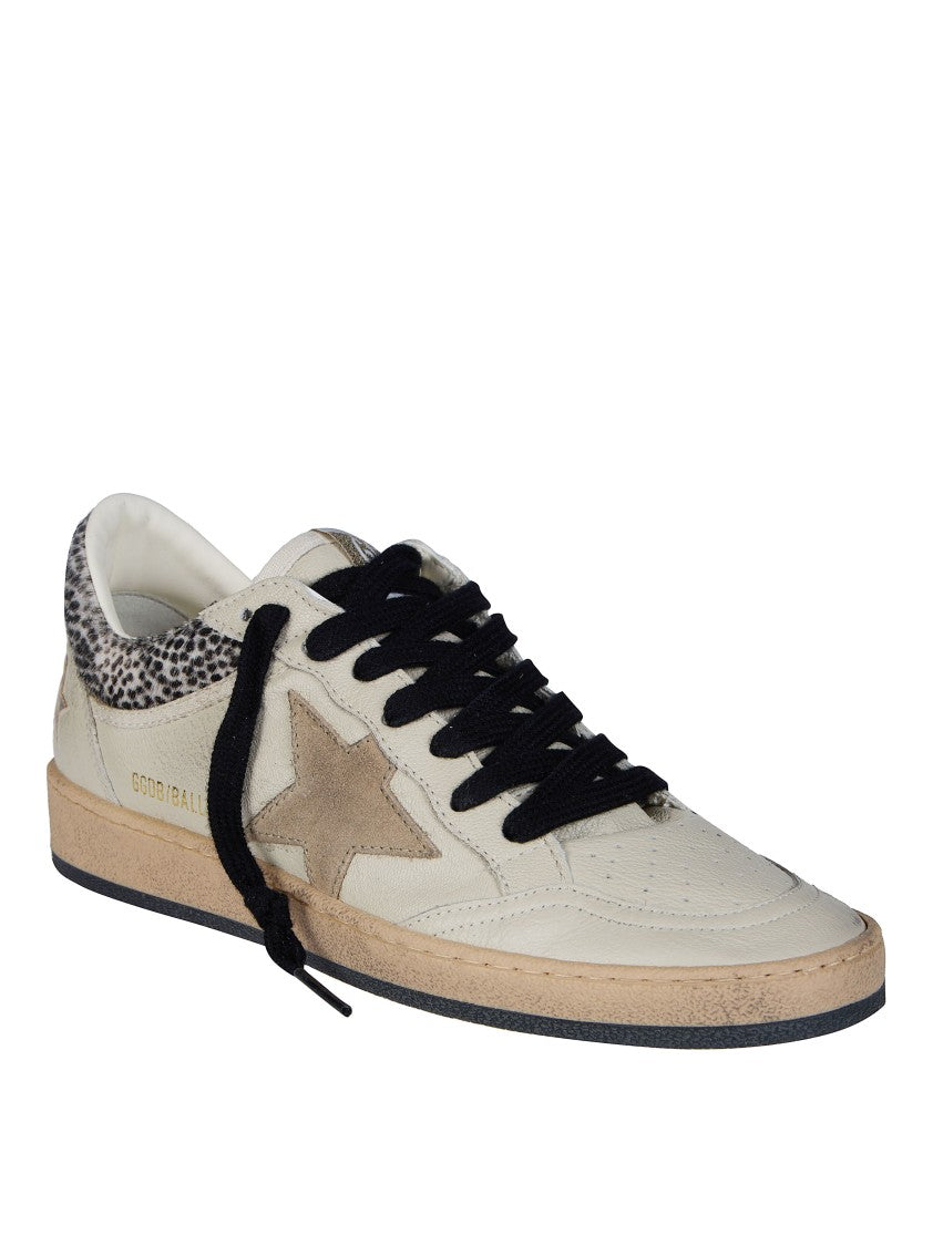 Golden Goose Ballstar Nappa Upper Toe Spur Horsy Collar Sneakers