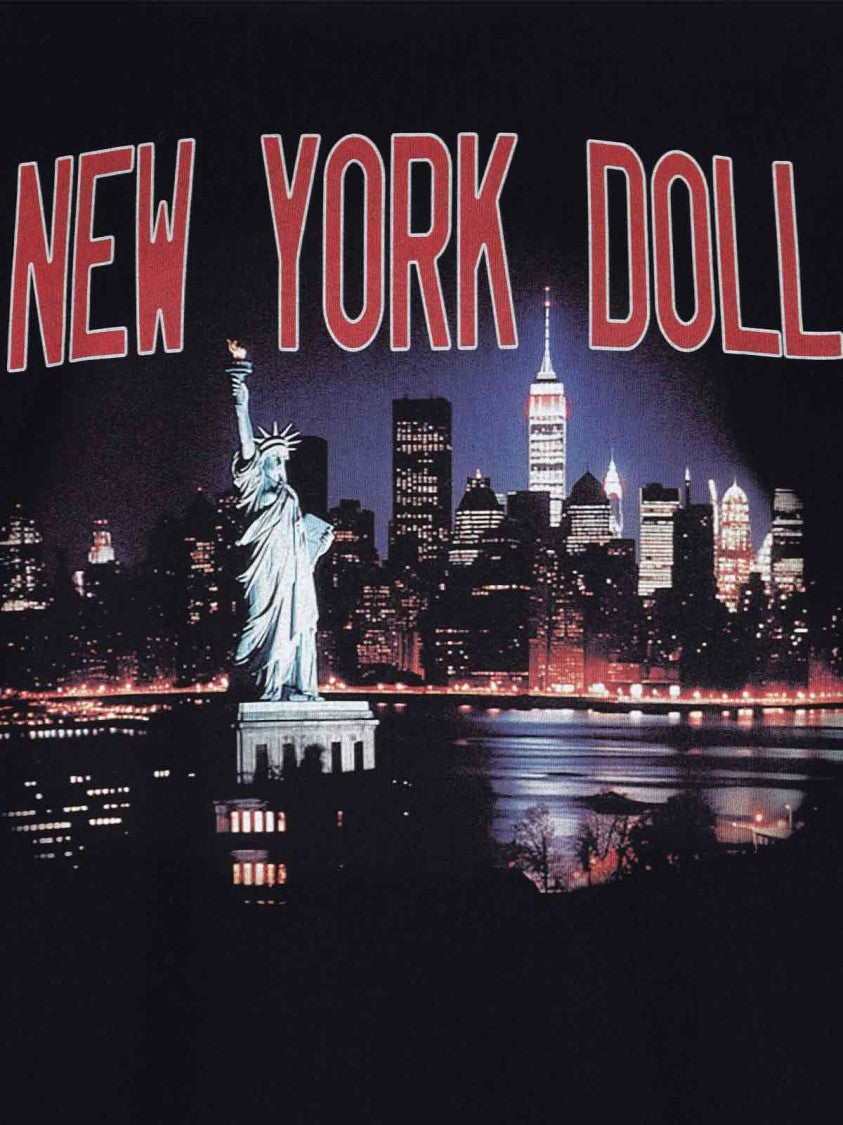 Dsquared2 Black Cotton "New York Doll" T-Shirt