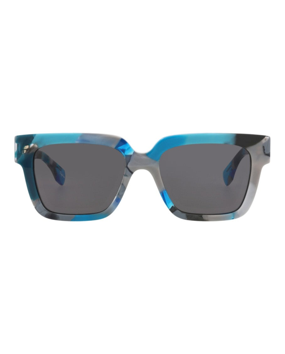 Gucci Marbled Square-Frame Recycled Acetate Sunglasses