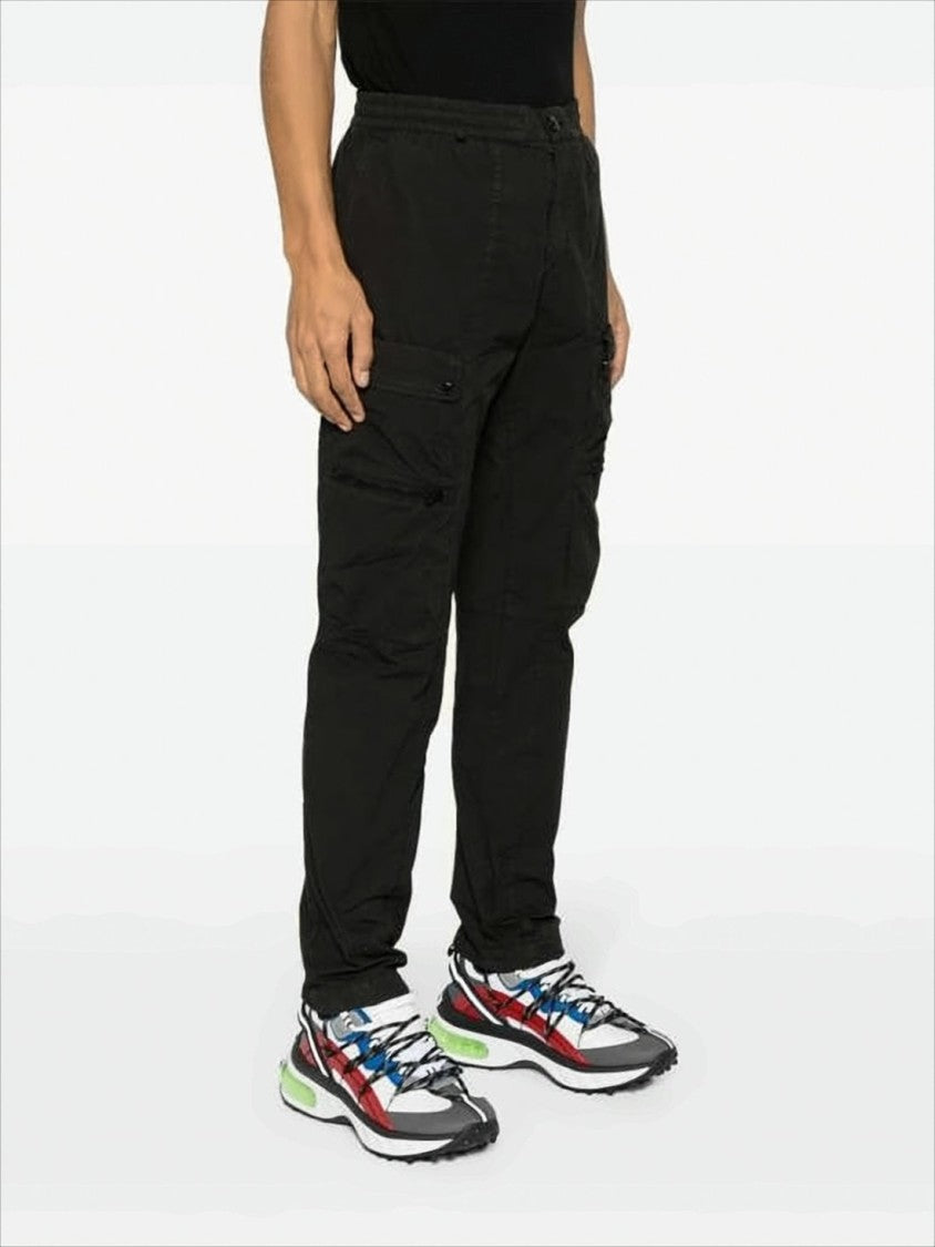 C.P. Company Straight-Fit Cargo Pants With Subtle Lens Detail