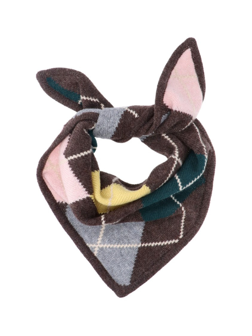 &Daughter Multicolor Argyle Cashmere Scarf