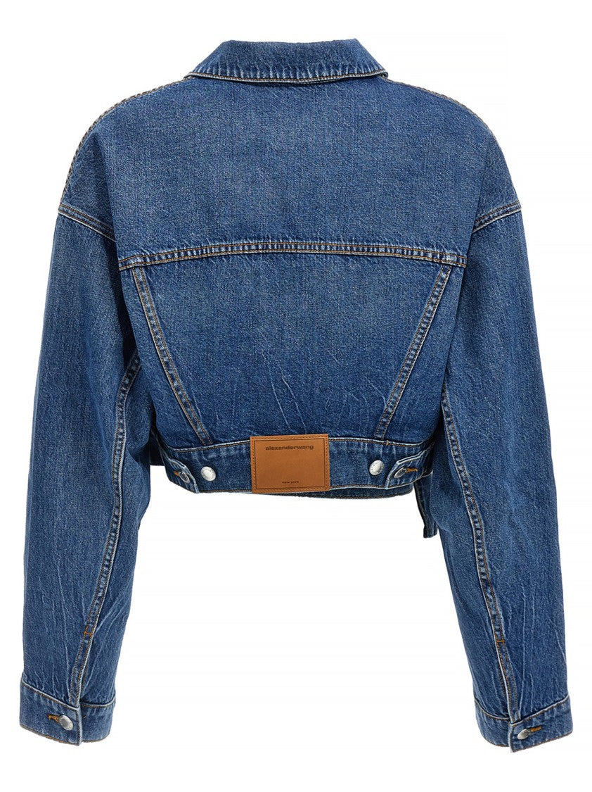 Denim X Alexander Wang 'Wrapped Trucker' Jacket