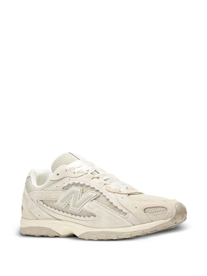 New Balance Low-Profile Sneakers With Layered Textures And Cushioned Sole