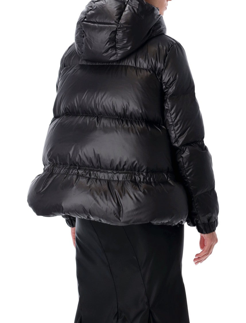 Sacai Black Hooded Short Padded Puffer Jacket