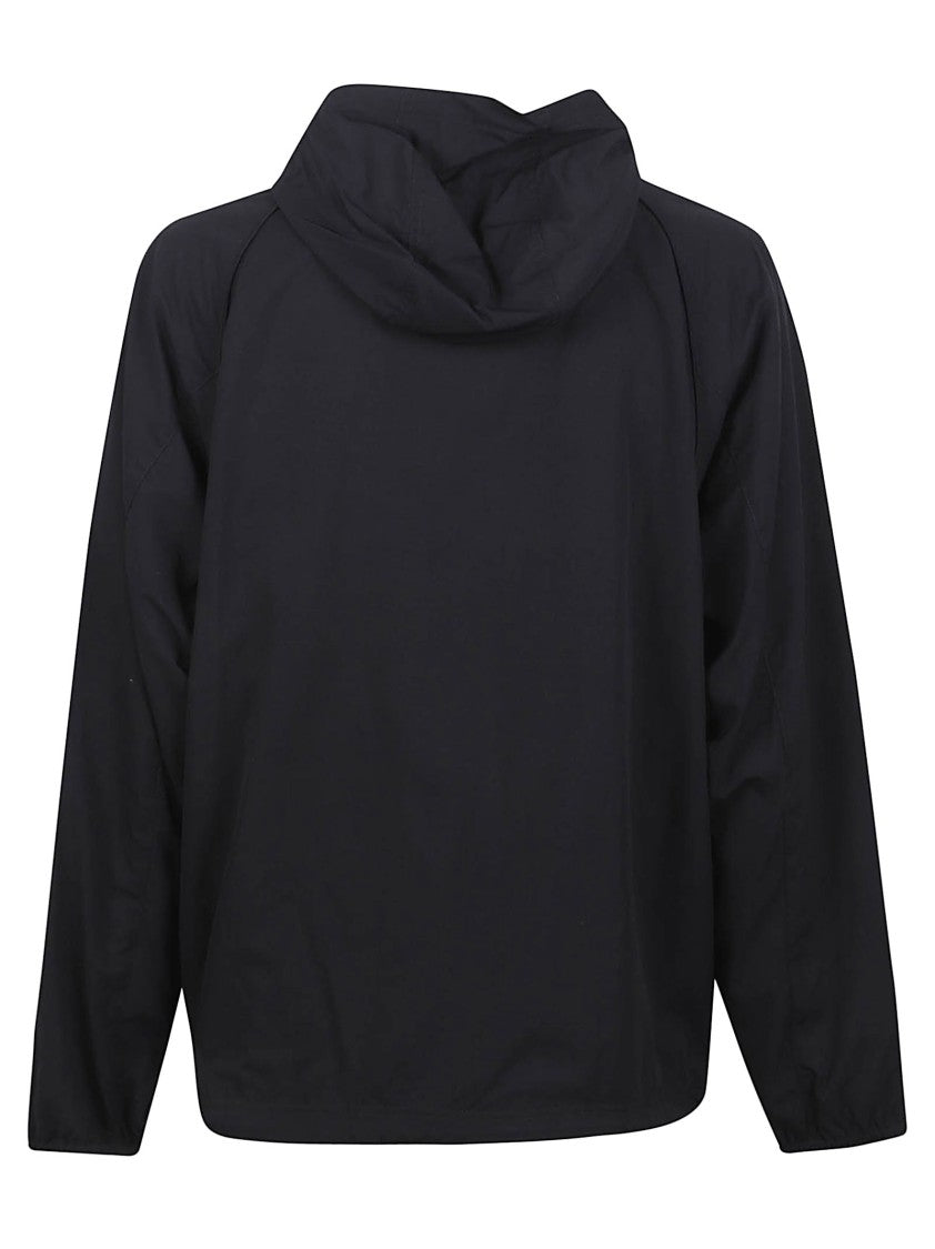 Balenciaga Technical Polyamide Hooded Jacket With Contrast Trim