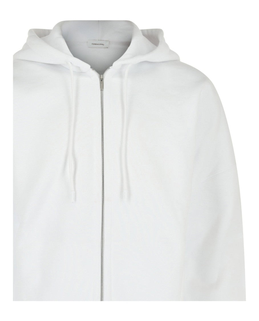 Ferragamo Heavyweight Fleece Zip-Up Hoodie