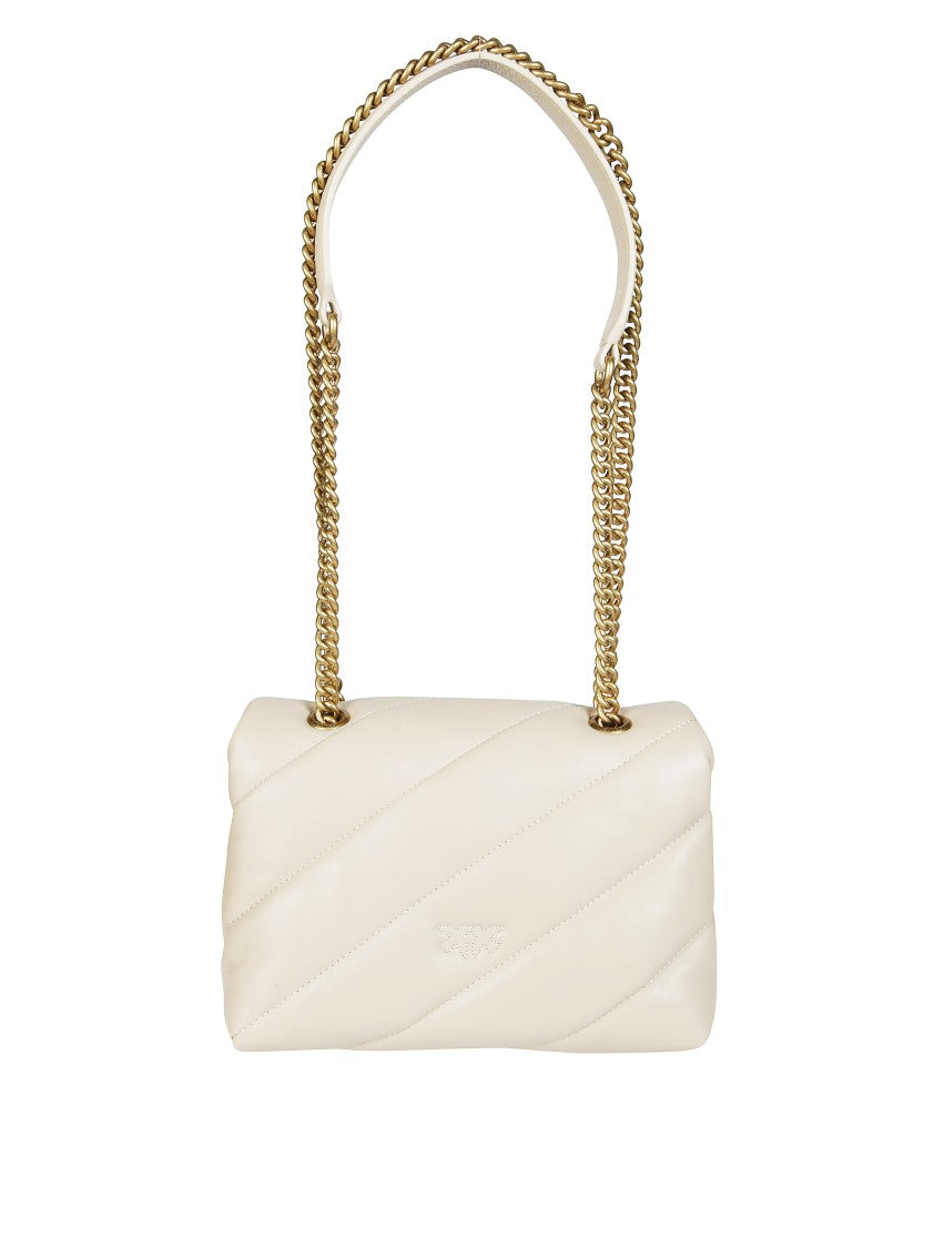 Pinko Quilted Mini Sheep Nappa Shoulder Bag