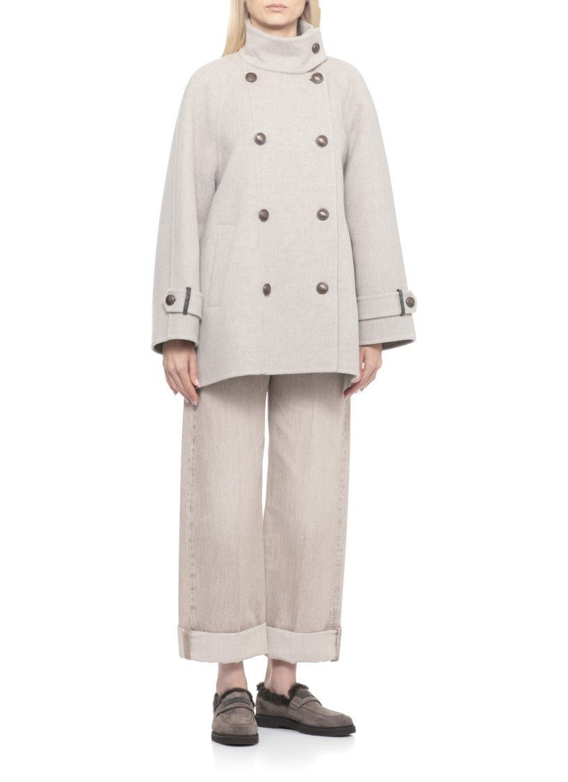 Brunello Cucinelli Virgin Wool And Cashmere Coat