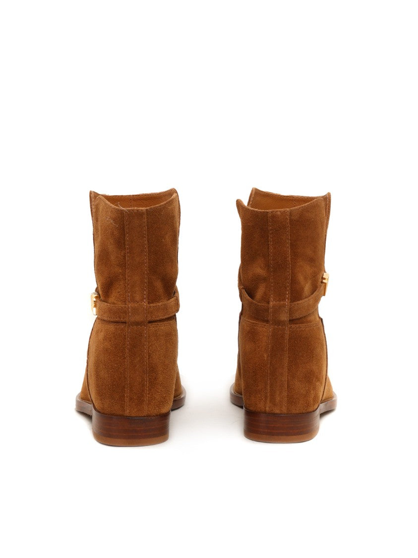 Via Roma 15 Brown Leather Ankle Boots