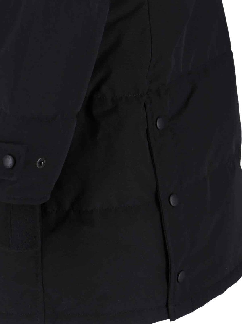 Canada Goose Structured Black Jacket With High Collar